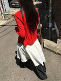 Unin Basic Color Round Neck Cardigan
