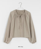 Nipu Ribbon Shirring Blouse