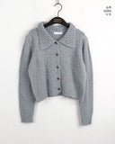 Sente Vintage Punching Flower Knit Cardigan