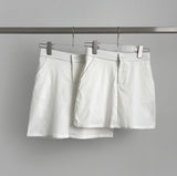 Tight Banding H-line Cotton Skirt Pants