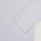 Swing Double Shoulder Rib Muscle Fit Henley Neck