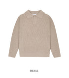 Tink collar hachi knit