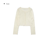 Habu Punching Sleeveless Cardigan Set