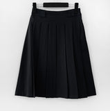 Ozu Pleats Midi Skirt