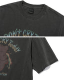 Dont Cry Teddy Pigment Short Sleeve T-shirt
