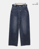 Nur Semi Wide Denim Pants