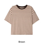 Caned Stripe Short Sleeve T-shirt