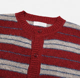 [wool21%] Sway Multi-Striped Cardigan