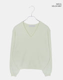 Kanni Basic V-Neck Long Sleeve Knit