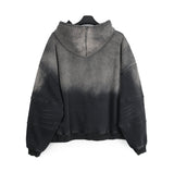 Hollen denim washed over hoodie