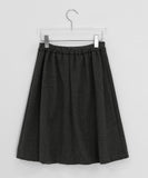 Ankbo Banding Pleated Midi Skirt