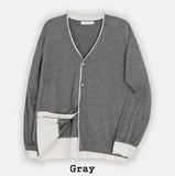 Port Layered V-Neck Cardigan