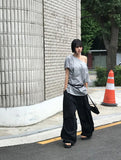 (2-WAY) BUTTON LOOSE TEE