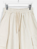 Corody Banding String Corduroy Cargo Bermuda Pants