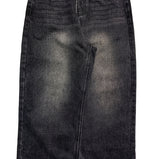 Lewis black blue washed wide pants
