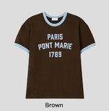 Marie 1789 Ringer Short Sleeve T-shirt