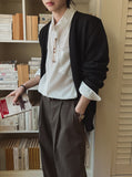 Ribery knit cardigan