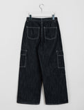 Ditton Stitch Cargo Denim Pants