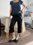SLIT CAPRI PANTS
