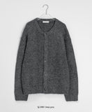 [unisex] Tipony Alpaca Round Over Wool Knit Cardigan