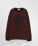 [unisex] Lima Lettering Over Long Sleeve Tee