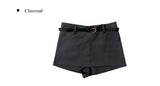 [Belt Set/Pants Lining] Town Low Mini Skirt Pants