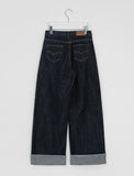 Pelion Roll-Up Raw Denim Pants
