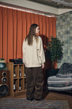 Corduroy Wide Over Cargo Pants