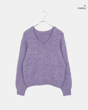 Rio Loose Overfit V-Neck Knit