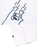 Non Slip Embroidery Short Sleeve T-shirt