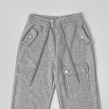 Side Pocket Semi Bootcut Banding Pants
