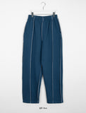 [unisex] Porimo banding stitch line brushed training pants