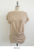 Niroin Cross Cap Sleeve Short Sleeve