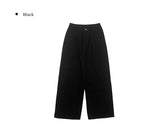 Bamo Pintuck Wide Cotton Pants