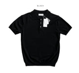 Viscose Collar Short Sleeve Knit