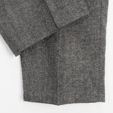 Sloped Wool One-Tuck Wide Slacks
