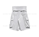 Summer Folding Cargo Pocket Bermuda Pants