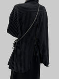 Teez Backslit Stripe Shirt