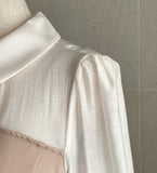 Serindy Collar Trench Color Matching One Piece