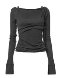 Layered Bustier Long Sleeve