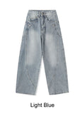Dian Pocket Washed Denim Pants
