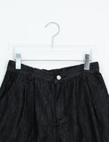 Cozy Nonfade Pintuck Back Banding Short Pants