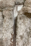 poodle crop fur jacket