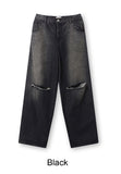 Peber Damage Banded Denim Pants