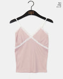 Hapon ribbed lace sleeveless