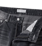 Rough Cat Brush Wide Denim Pants