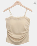 Yorin Lace Sleeveless Top with Built-in Cup