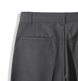Terry Two-Tuck Belted Slacks