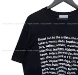 (UNISEX) Out Lettering Short Sleeve Tee