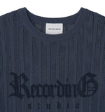 Recording Studio Openwork Knit